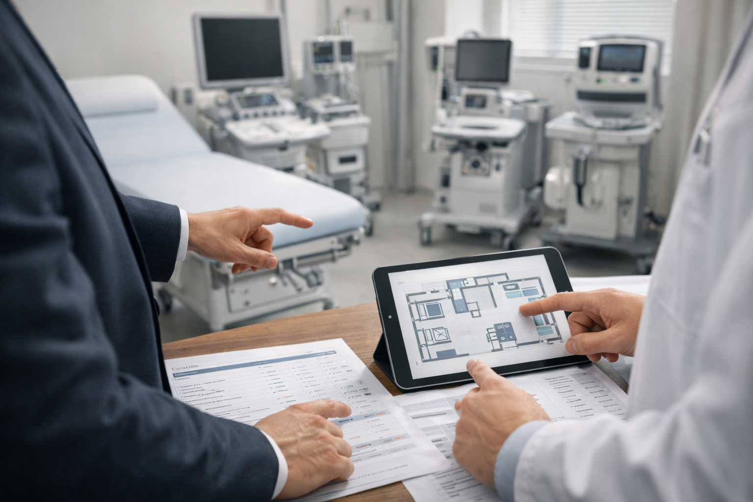 병원 컨셉에 맞는 장비 제안